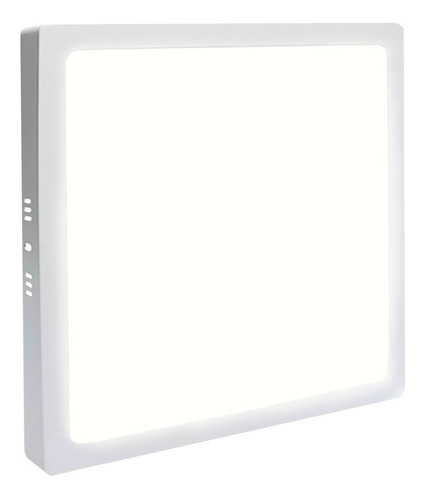 Painel Plafon Led 25w Quadrado Sobrepor - Branco Neutro