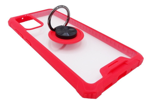 Carcasa Transparente Con Anillo Para Samsung S20 Fe Cofolk