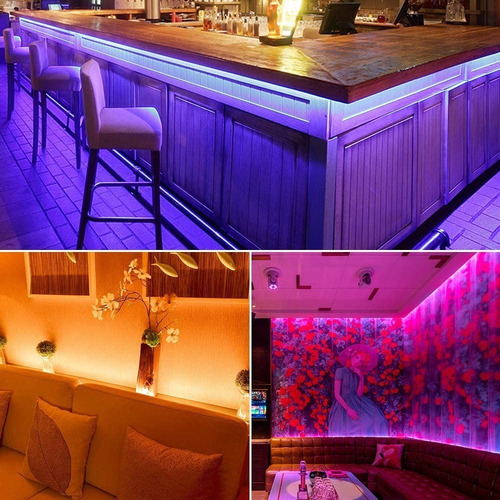Tiras De Led Rgb 10m 300 Leds Control Remoto De 44 Botones