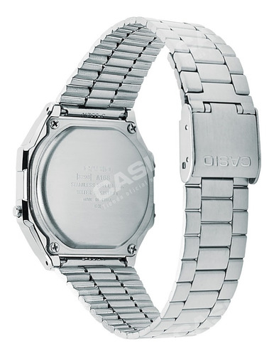 Imagen 3 de 5 de Reloj Casio Vintage Espejo A168wem-7vt