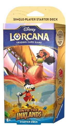 Disney Lorcana Into The Inklands Starter Deck Ruby/sapphire Idioma Inglés