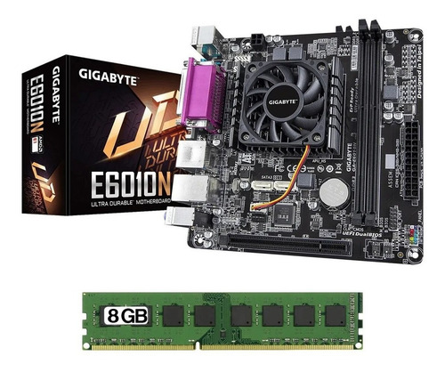 Imagen 2 de 7 de Cpu Armada Mother E6010n Amd E1 8gb Ram 120gb Ssd Gabinete