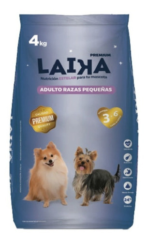 Laika Croquetas Para Perros Adultos De Razas Pequeñas (4 Kg)