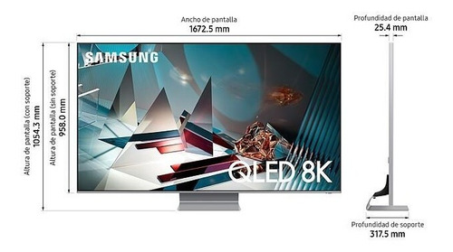 Qled Smart Tv Samsung 75 Ultrahd 8k Hdr Garantia En Stock Ya