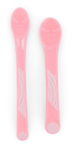 Cucharas 4+m Twistshake 2pz Rosa Pastel