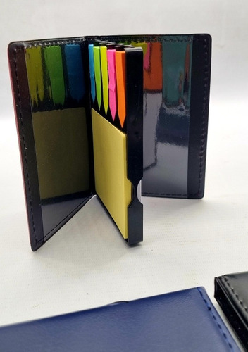 Imagen 2 de 8 de Set Notas Adhesivas Con Estuche X100 Hojas X 17 Set