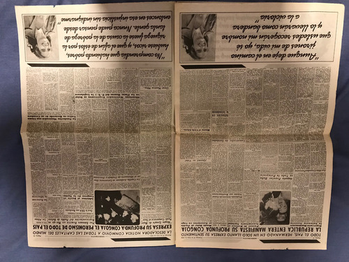 Diario Democracia 27/7/1952 Muerte Evita Perón (Usado)