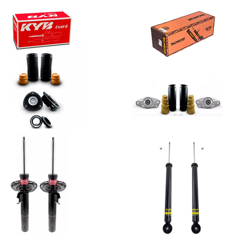 4 Amortecedores Kayaba Monroe Kits A3 Sedan Multlink 13/21