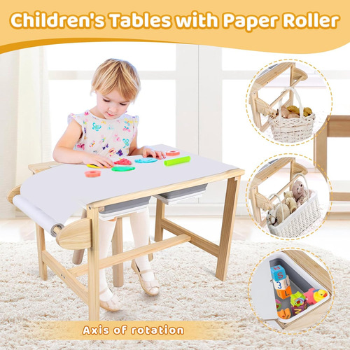 Mesa Sensorial Para Niños Pequeños, Juego De Mesa Y Silla Co