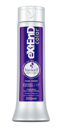 Shampoo Hakell Matizador Extend Color Morado-violeta.