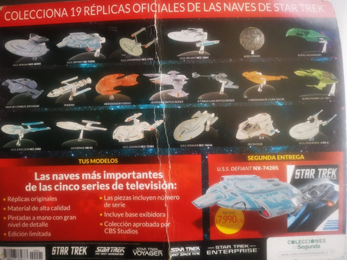 Colección De Naves De Star Trek. ( Nuevas 19 En Total )