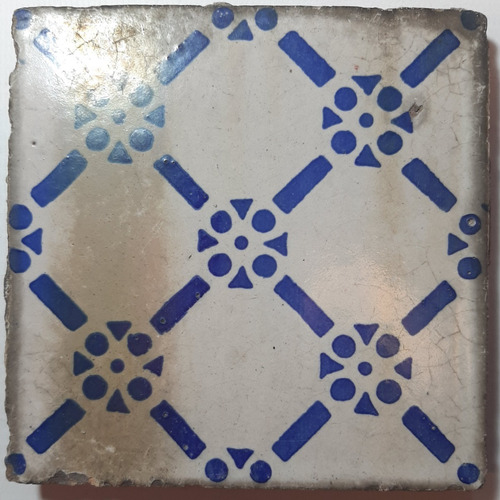Imagen 1 de 7 de Antiguo Azulejo Pas De Calais N° 13 7713