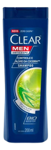 Shampoo Clear Men Anticaspa Controle Da Coceira 200ml