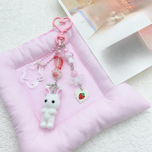 Cartoon Keychain Bag Charms Mochila Mochila Keyring Para La