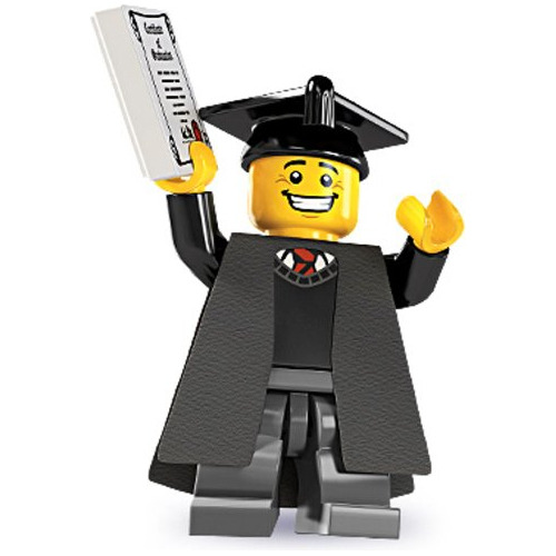 Minifigura De La Serie 5 De Lego Graduate