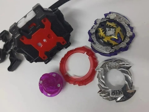 Imagen 2 de 2 de Beyblade Burst Trompo B-125 Dead Hades Lanzador Valt Shu Phi