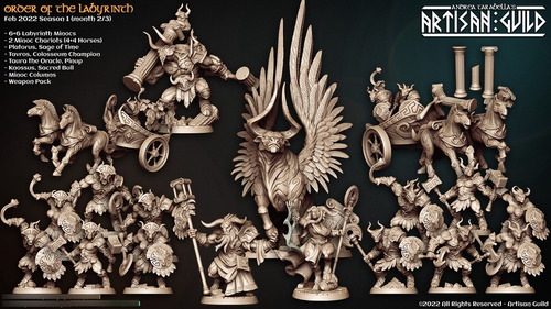 3d Impresiones- Stl- Pack Stl O Por Separado-  Artisan Guild