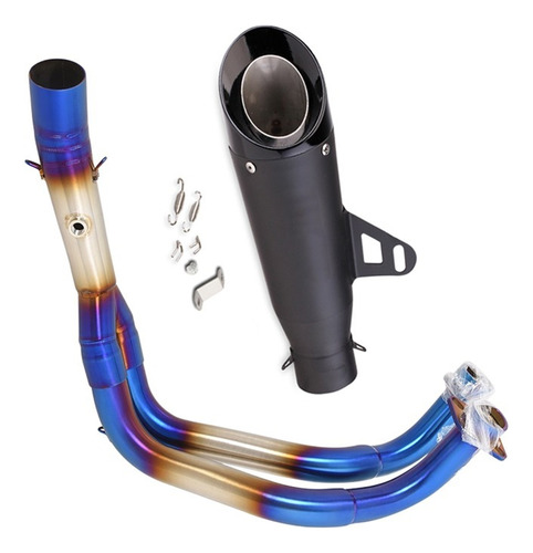 Tubo De Escape Silenciador Para Yamaha Yzf-r7 Mt07 Fz07