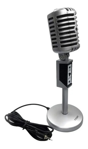 Microfono C/base Pc Notebook Netbook Karaoke Noganet Premium
