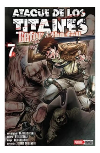 Ataque De Los Titanes Before The Fall Tomo N.7 Panini Anime