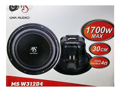 Bajo Ms Audio Ms-w312d4 12 Pulgadas 1700 W