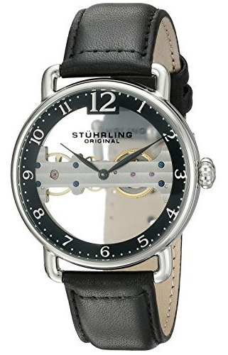 Stuhrling Original 97601 Bridge Reloj Mecanico De Acero Con