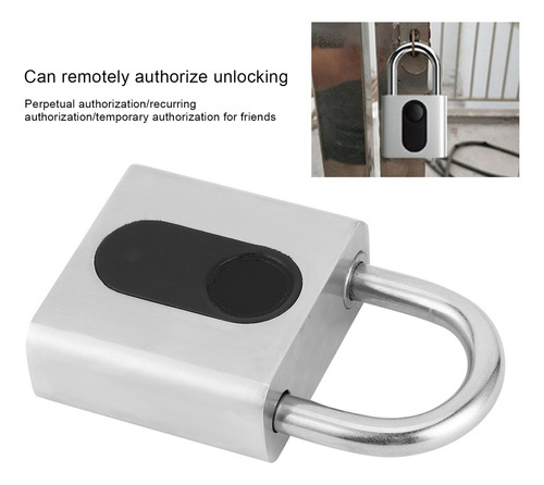 Cadeado Inteligente Com Impressão Digital Bluetooth App Lock