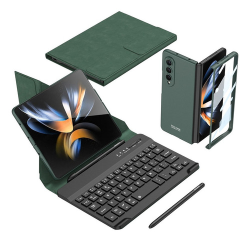 Funda De Teléfono+teclado+bolígrafo Para Galaxy Z Fold 2/3/4