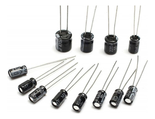 10 Capacitores Electroliticos 100uf X 25v 105°c (6,3 X 11mm)