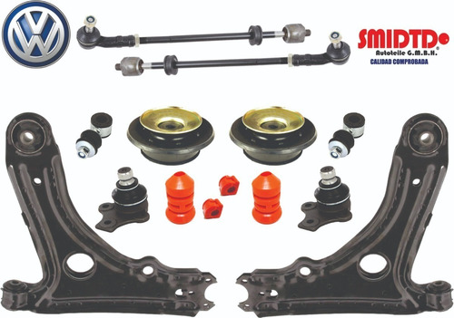 Kit Bases Horquillas Varillas Hidrau Gomas Vw Golf A3 93-94