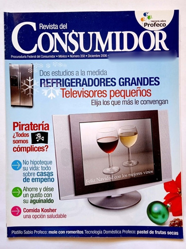 Revista Consumidor Aguinaldo Refri Piratería Empeño Trino