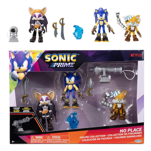 Set De Figuras Sonic Prime Colección Figuras Jakks Pacific