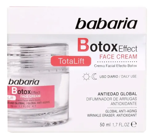 comprar Babaria Crema Facial Efecto Botox 30ml Tipo De Piel Todo Tipo De Piel