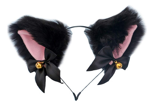 Fxaelian Animal Faux Fur Fox Cat Orejas De Perro Diadema Hal