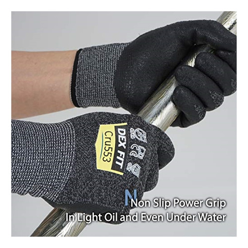 Guantes Resistentes A Cortes Dex Fit Nivel 5 Talla Xs 1 Par