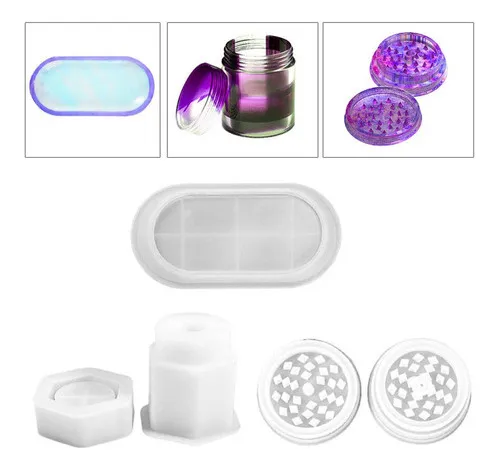 Molde De Resina Para Molinillo Transparente - Molde De