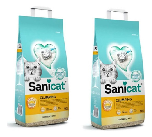 Piedra Sanitarias Aglomerante Sanicat Clumpling 2 Uni X 12kg