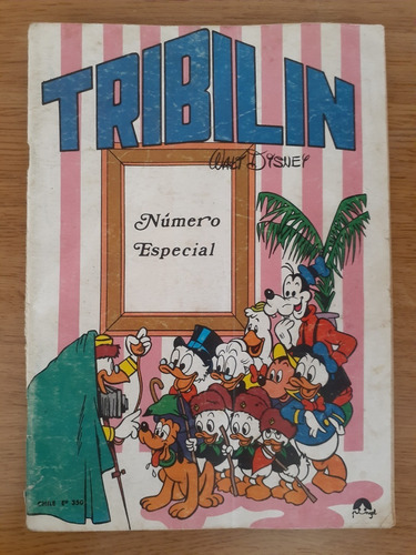 Cómic Tribilín Número Especial Año 6 Número 209 Editora Pinsel Gabriela Mistral 1974