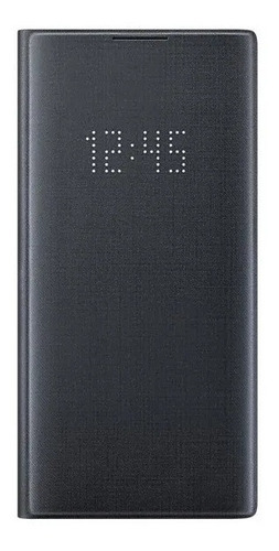 Funda Samsung Led View Cover Para Galaxy Note10+ Color Negro