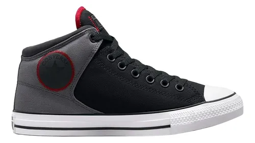 Converse rojos cheap con negro