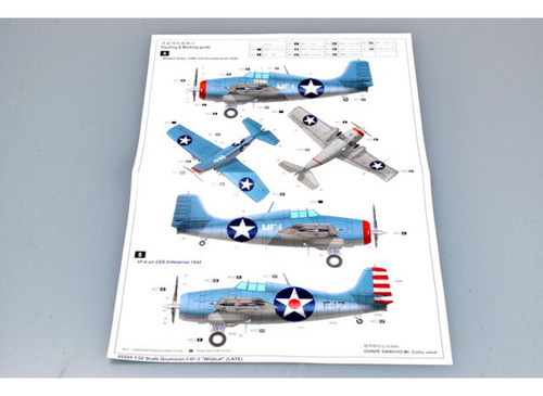 Grumman F4f-3 Wildcat (late) Trumpeter 02225 1:32