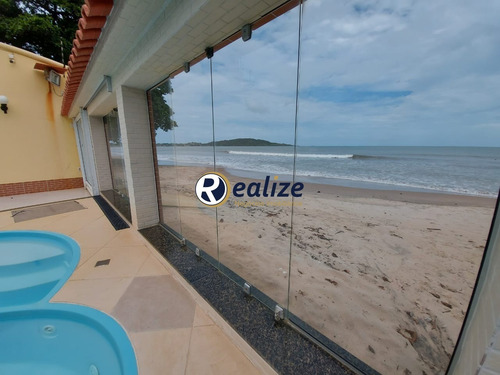Casa 4 Quartos Mobiliado Com Área De Lazer Completa Na Praia Em Guarapari-es - Ca00167 - 69307506