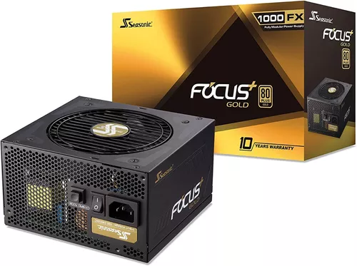 Fuente de alimentación para PC Sea Sonic Electronics Focus Plus Gold Series  SSR-1000FX 1000W black