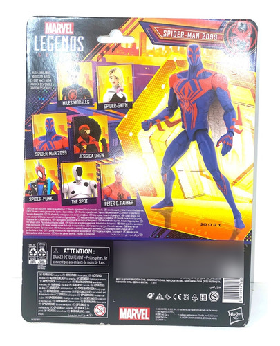 Marvel Legends Spiderman 2099 Across The Spider Verse (Usado)