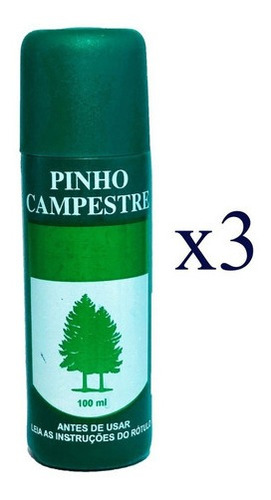 Perfume Pinho 100 Ml Perfume Spray Pacote Com 3 Unidades