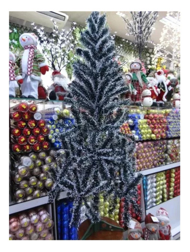 Árvore De Natal 90cm Flocada E Anti Chamas - Charmosa!