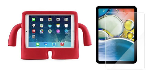 Forro Antigolpes Niños + Vidrio Templado Para iPad Mini 6