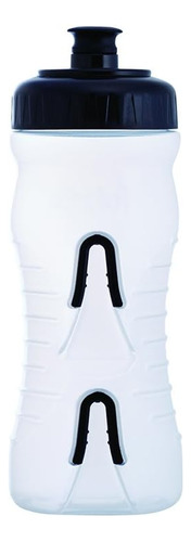 Botella De Agua Sin Bolsa, 600 Ml, Transparente/negro