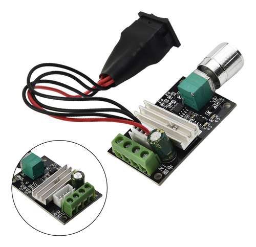 Controlador De Velocidad Pwm 6v 12v 24v 28v Dc 3a Regulador