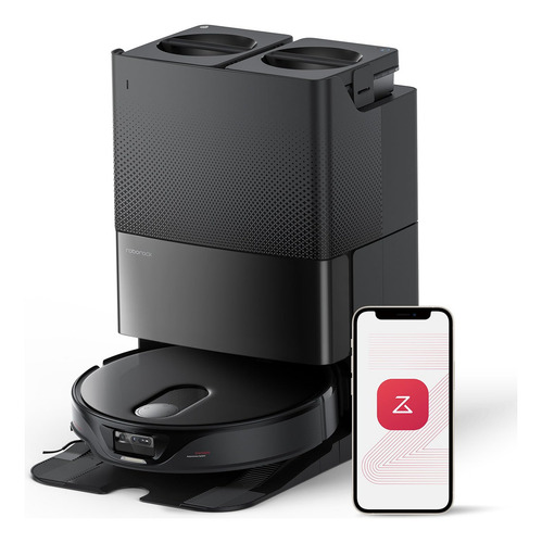 Roborock Qrevo Slim Robot Vacuum And Mop Combo, 8.2cm Ultra. Color Black